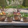 4 Pack Of Antique Effect Planters -Double Tree Store D6146 1000x1000 LS