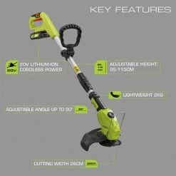 Garden Gear 20V Cordless Lithium-ion Grass Trimmer -Double Tree Store D9531 Garden Gear 20V Grass Trimmer 2000x2000 ANN