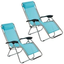 Garden Gear Zero Gravity Chair - Marine Blue -Double Tree Store G0881 2