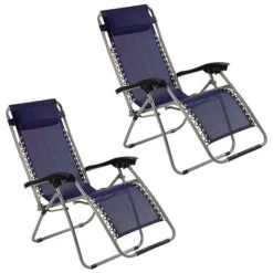 Garden Gear Zero Gravity Chair - Navy 13 Garden Gear Zero Gravity Chair - Navy -Double Tree Store G0883 2
