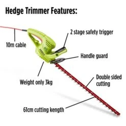Garden Gear 600W Hedge Trimmer -Double Tree Store G2759 8