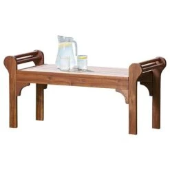 Garden Gear Acacia Hardwood Lutyens Coffee Table 7 Garden Gear Acacia Hardwood Lutyens Coffee Table -Double Tree Store G2861 3