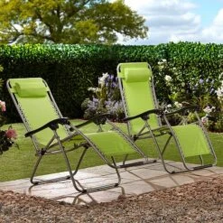 Garden Gear Zero Gravity Chair - Apple Green -Double Tree Store G3728 LS3